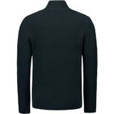 No Excess - Effen Jacquard - Trui - Halve Rits en Knopen