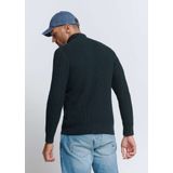 No Excess - Effen Jacquard - Trui - Halve Rits en Knopen