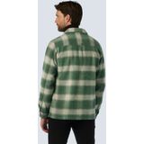 NO EXCESS Langarmshirt, Overshirt im Karo-Design
