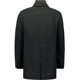 No Excess - Mid-Lengte Jas - Wolmix - Zwart