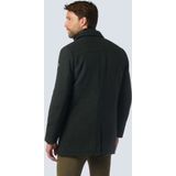No Excess - Mid-Lengte Jas - Wolmix - Zwart