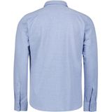 No Excess - Timeless Basics - Overhemd - Blauw - Piqué - Comfortabel