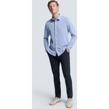 No Excess - Timeless Basics - Overhemd - Blauw - Piqué - Comfortabel