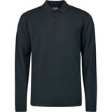 NO-EXCESS Trui Stijlvolle Polo Met Halve Zip 25210846 078 Night Mannen