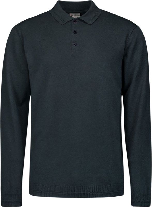 NO-EXCESS Trui Stijlvolle Polo Met Halve Zip 25210846 078 Night Mannen