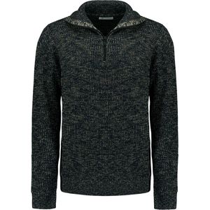 No Excess Mannen Pullover Met Hoge Hals Nacht Blauw