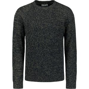 NO EXCESS Rundhalspullover »No Excess Farbiger Rippenpullover«