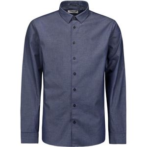 No Excess - Timeless Basics - Overhemd - Two-Tone - Oxford-Stof