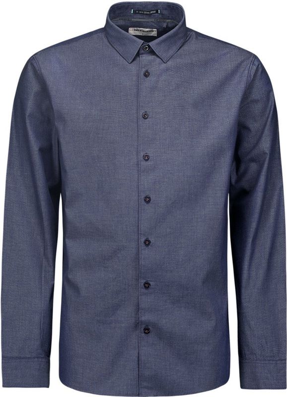 No Excess - Timeless Basics - Overhemd - Two-Tone - Oxford-Stof