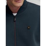 No Excess Mannen Timeless Basics Bomber Vest Donkerblauw