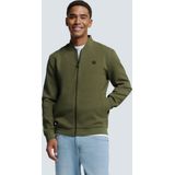 No Excess Mannen Timeless Basics Bomber Vest Donker Groen