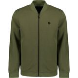 No Excess Mannen Timeless Basics Bomber Vest Donker Groen