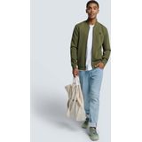 No Excess Mannen Timeless Basics Bomber Vest Donker Groen