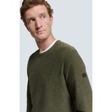 No Excess Mannen Timeless Basics Crew Sweater Donker Groen