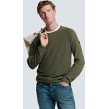 No Excess Mannen Timeless Basics Crew Sweater Donker Groen