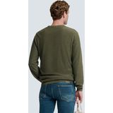 No Excess Mannen Timeless Basics Crew Sweater Donker Groen