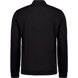 No Excess Mannen Timeless Basics Two-Tone Cardigan Zwart