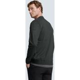 No Excess Mannen Timeless Basics Two-Tone Cardigan Donker Grijs