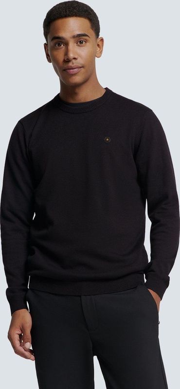 No Excess - Trui - Zwart - Effen - Ronde Hals