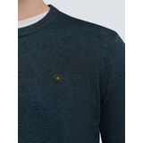 Gabbiano - Essential Knitted Sweater - Navy - Heren