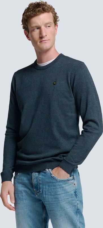 No Excess - Timeless Basics - Sweater - Two-Tone - Gemêleerd - Ronde Hals