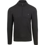No Excess Mannen Timeless Basics Half-Zip Sweater Zwart