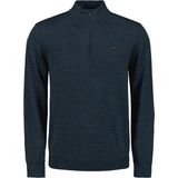 No Excess Mannen Timeless Basics Half-Zip Sweater Donkerblauw