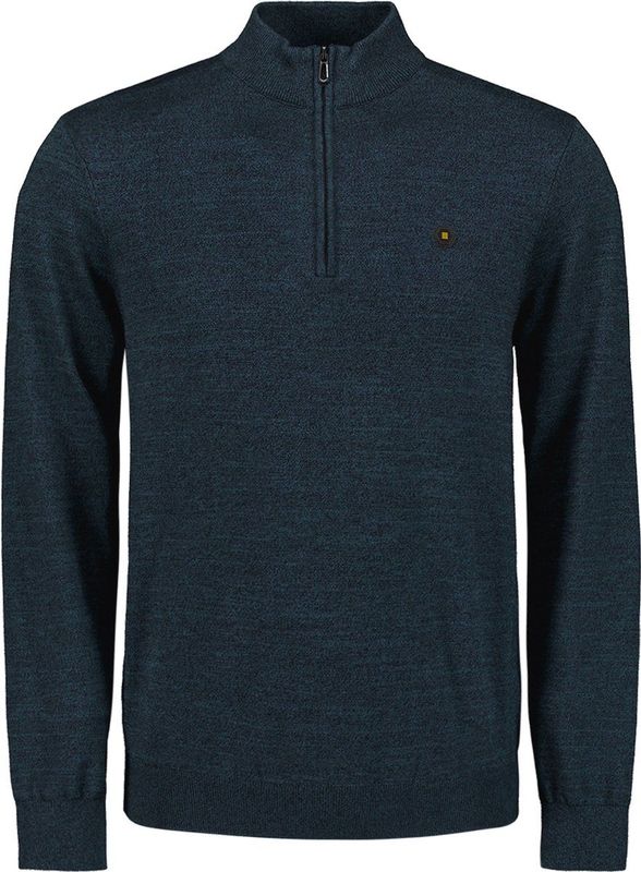 No Excess Mannen Timeless Basics Half-Zip Sweater Donkerblauw