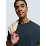 No Excess Mannen Timeless Basics Round Neck Detail T-Shirt Donkerblauw