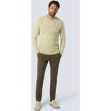 NO EXCESS Rundhalspullover »No Excess Jacquard-Pullover mit Wolle«