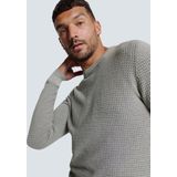 Tweekleurige Pullover - Ronde Hals - Katoen