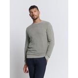 Tweekleurige Pullover - Ronde Hals - Katoen