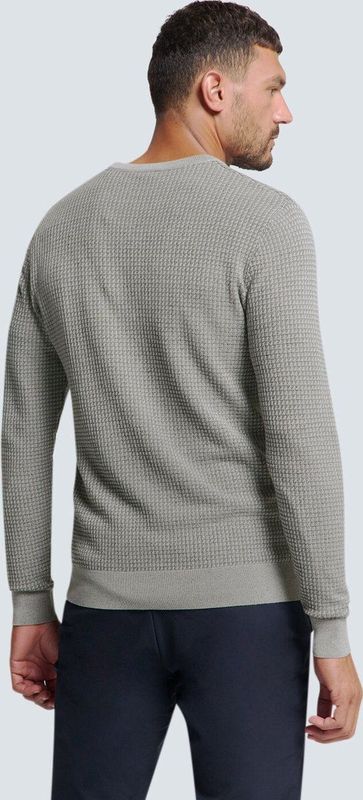 Tweekleurige Pullover - Ronde Hals - Katoen