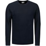 Tweekleurige Pullover met ronde hals
