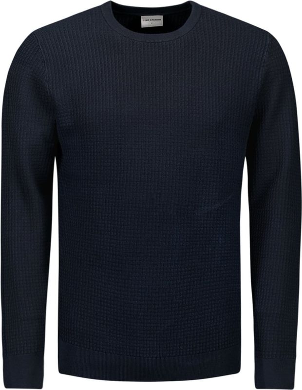 Tweekleurige Pullover met ronde hals