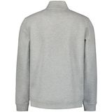 No Excess - Pique Bomber Sweater - Grijs Melange