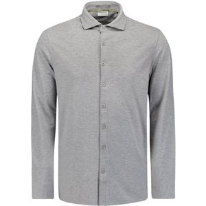 No Excess - Jersey Shirt - Mélange - Katoen - Modern Fit