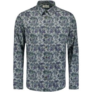 No Excess - Overhemd - Bloemenprint - Katoen/Elastaan