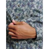 No Excess - Overhemd - Bloemenprint - Katoen/Elastaan