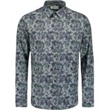 No Excess - Overhemd - Bloemenprint - Katoen/Elastaan