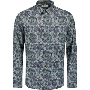 No Excess - Overhemd - Bloemenprint - Katoen/Elastaan