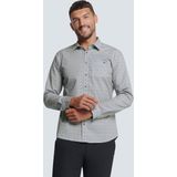 Solid - Allan Cuba - Overhemd - Wit - Linnen/Viscose - Korte Mouwen