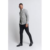 Solid - Allan Cuba - Overhemd - Wit - Linnen/Viscose - Korte Mouwen