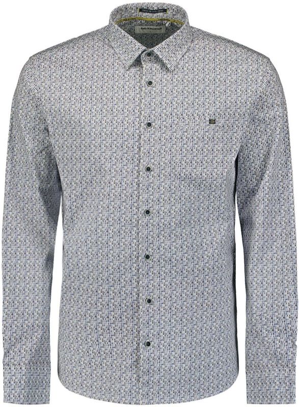 Solid - Allan Cuba - Overhemd - Wit - Linnen/Viscose - Korte Mouwen