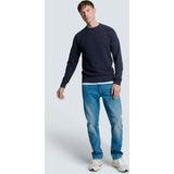 Gebreide Trui - Blueberry - Reliëf Brei - Zonder Capuchon