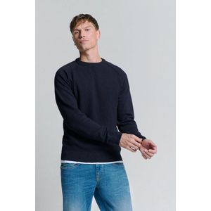 Gebreide Trui - Blueberry - Reliëf Brei - Zonder Capuchon