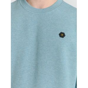 Crewneck Sweater - Melange - Regular Fit