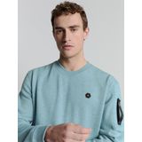 Crewneck Sweater - Melange - Regular Fit