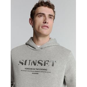 No Excess - Sweater - Grijs - Katoen