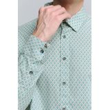 No Excess - Shirt - Allover Print - Pacific - Stretch